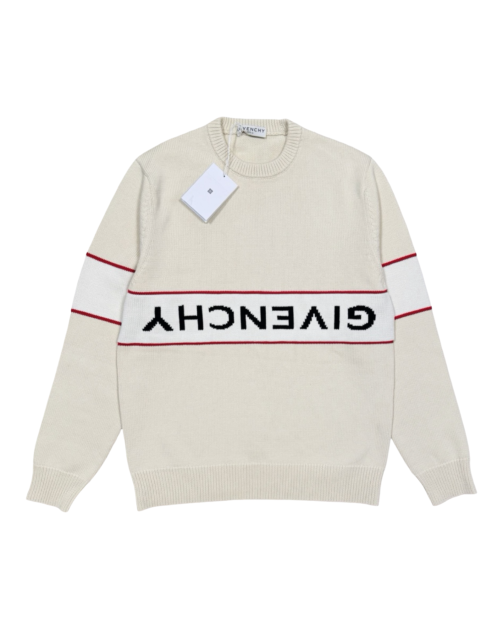 GIVENCHY UPSIDE DOWN WOOL SWEATER