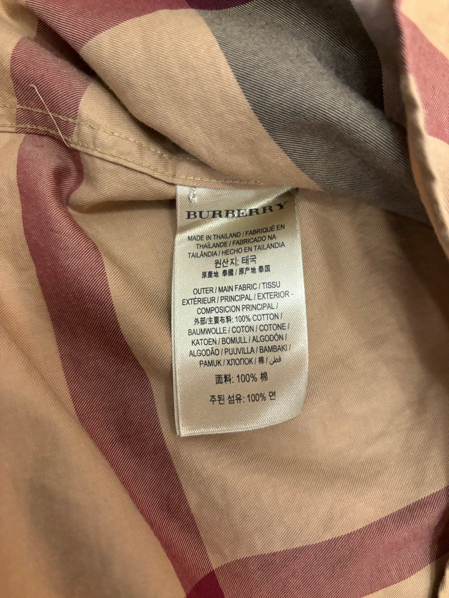 BURBERRY BRIT NOVA CHECK SHIRT