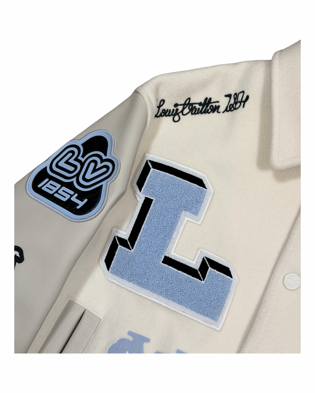 LOUIS VUITTON MIX LEATHER VARSITY BLOUSON