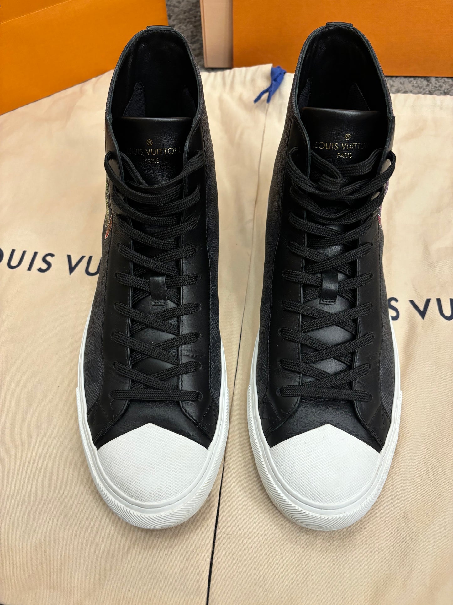 LOUIS VUITTON TATTOO SNEAKER BOOT