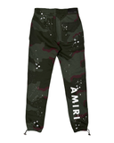 AMIRI CAMO LOGO SWEATPANTS