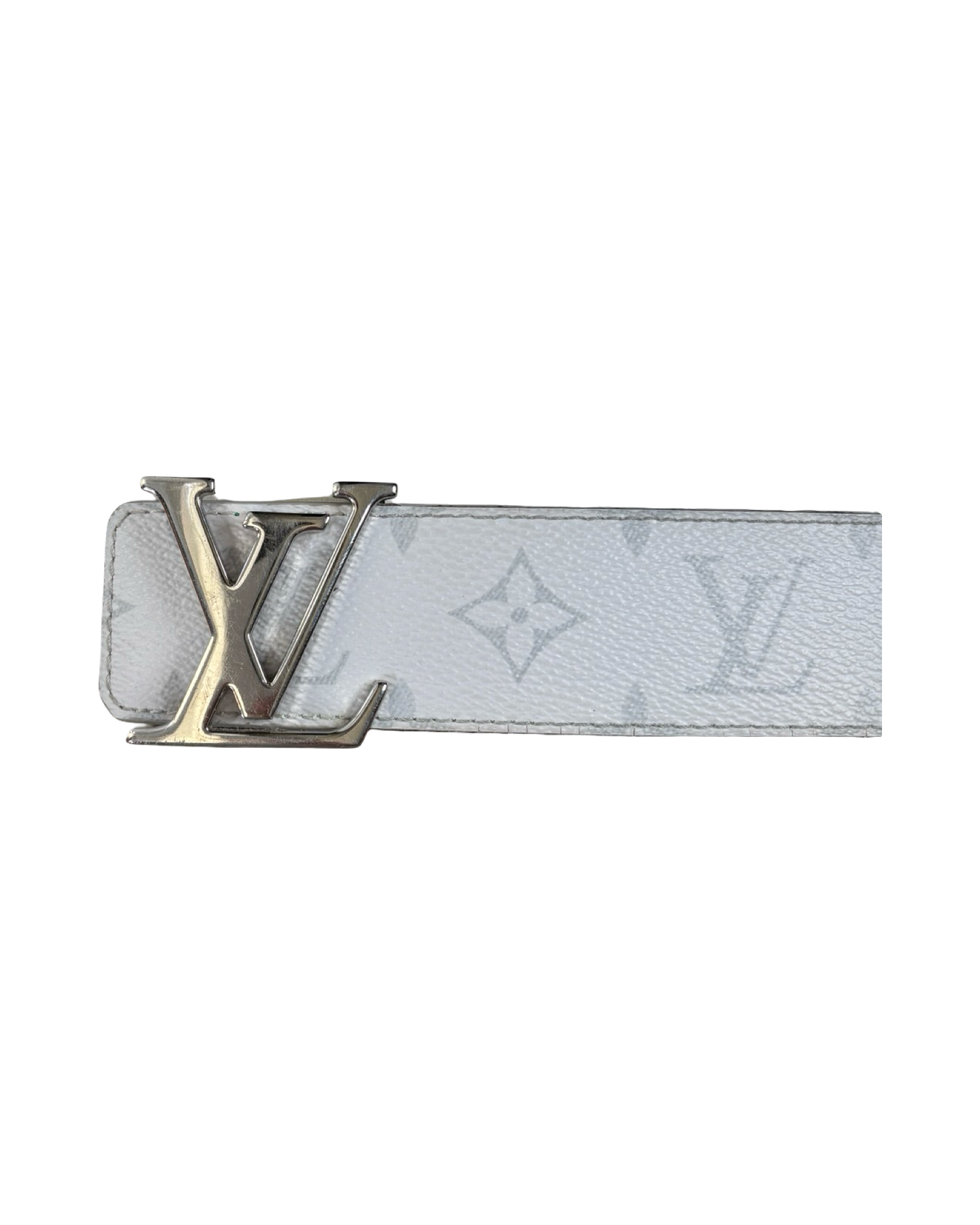 louis vuitton women's belt silver buckle