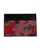 GUCCI GG CAMOUFLAGE CARD HOLDER