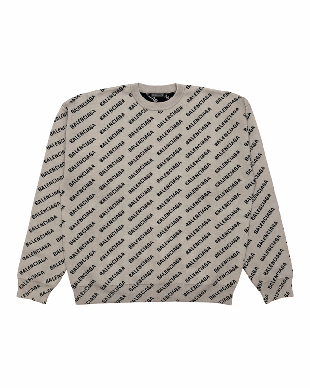 BALENCIAGA ALL OVER LOGO NEULE