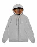 BURBERRY CHECK ZIP-UP