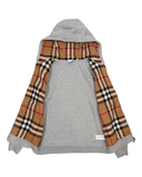 BURBERRY CHECK ZIP-UP