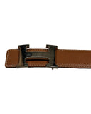 HERMES H LEATHER BELT