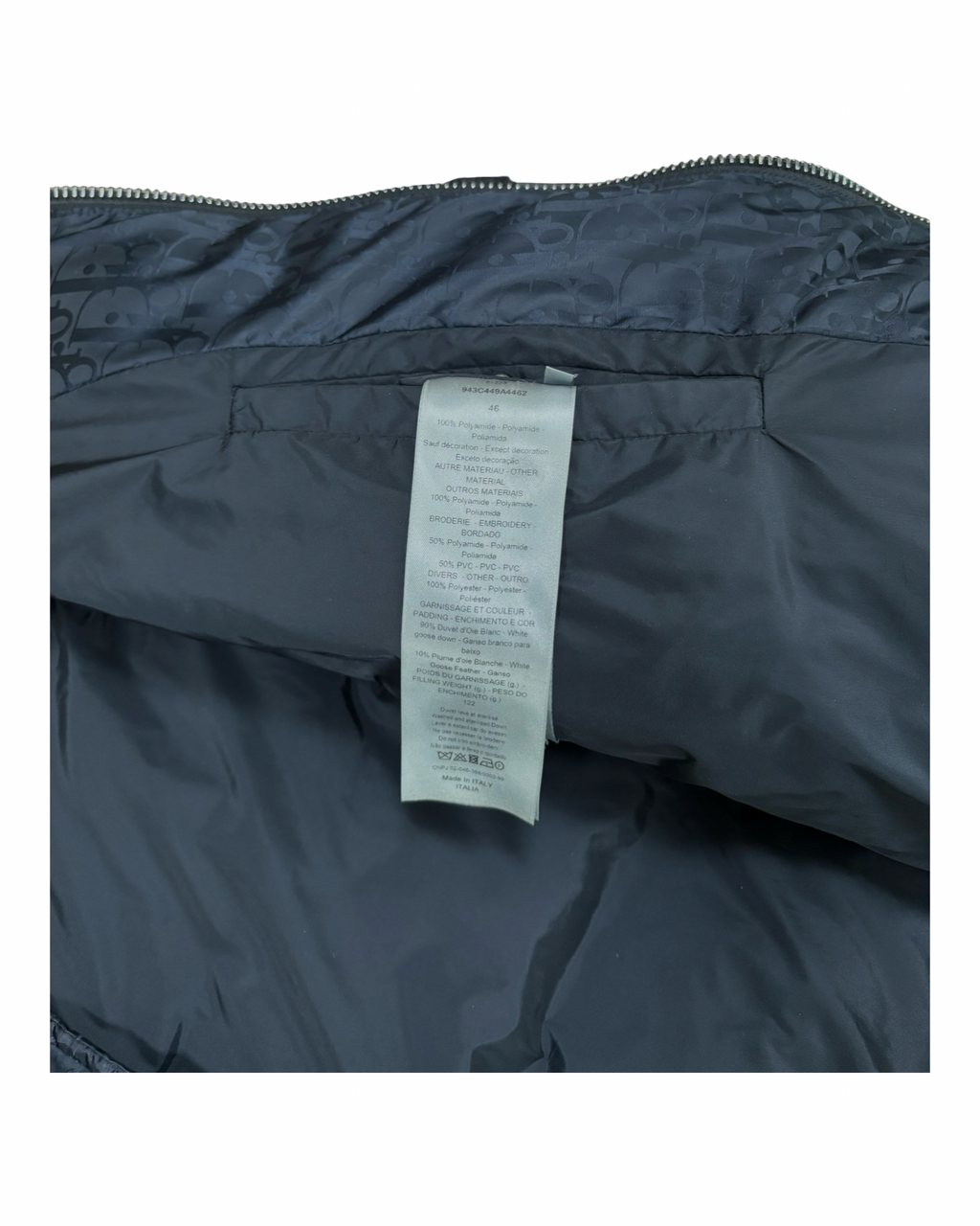 DIOR OBLIQUE DOWN JACKET