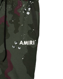 AMIRI CAMO LOGO SWEATPANTS