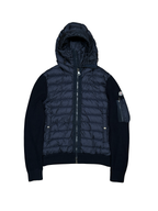 MONCLER MAGLIONE HOODED CARDIGAN