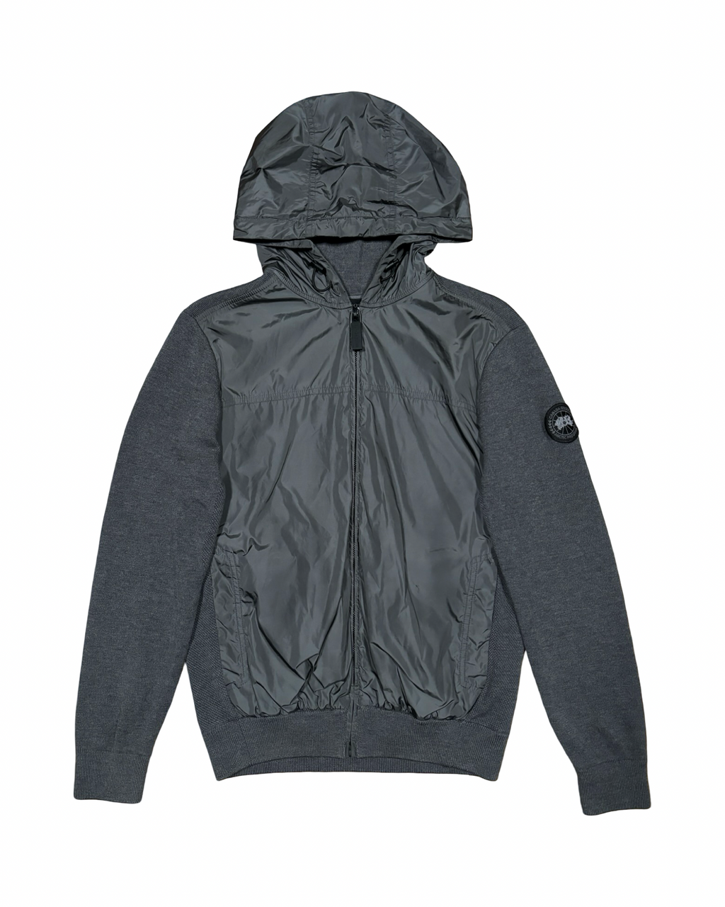 CANADA GOOSE HOODED CARDIGAN