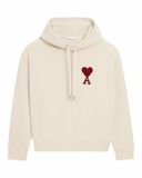 AMI PARIS AMI DE COEUR ZIGZAG EMBROIDERED HUPPARI