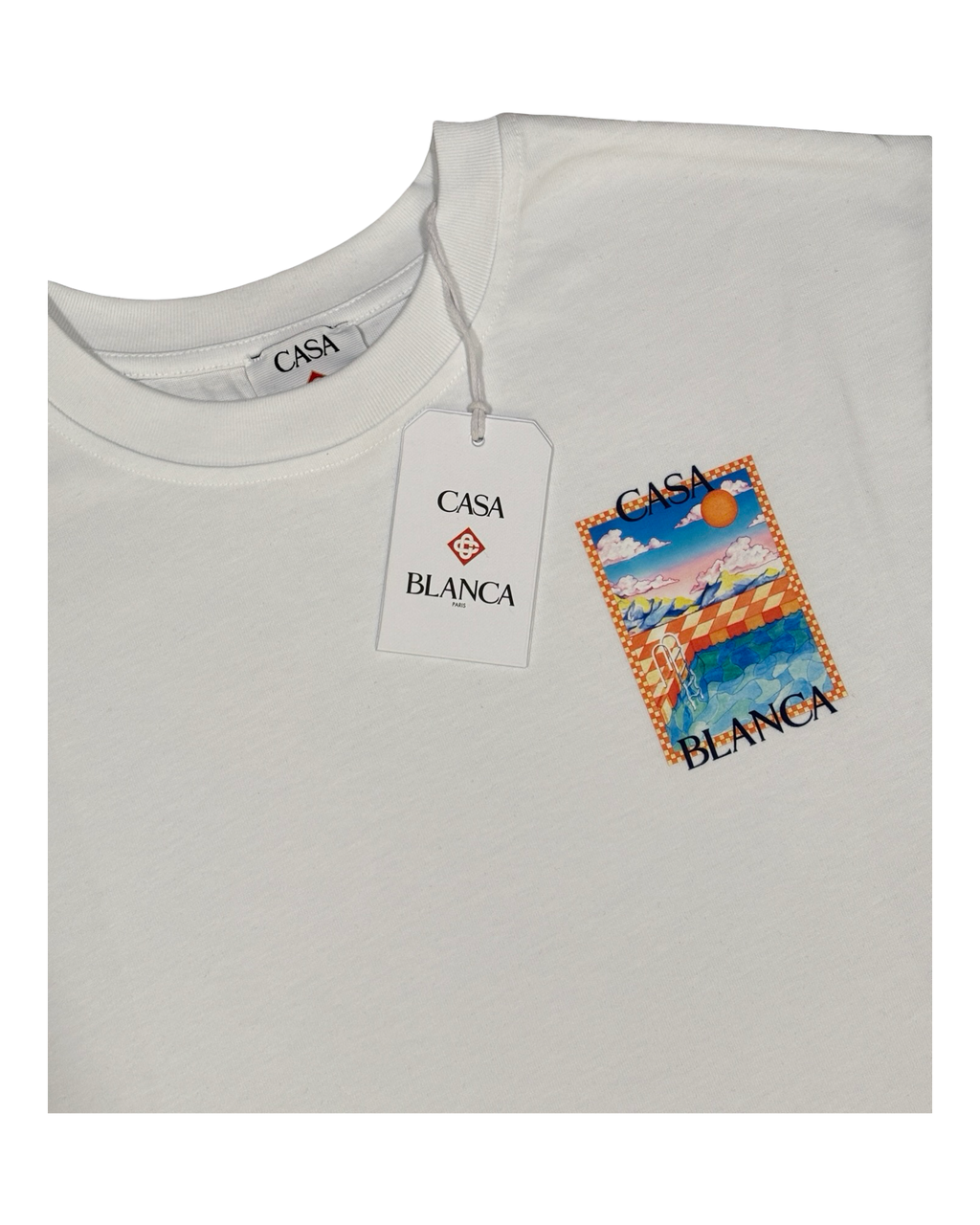CASABLANCA SURREAL POOL T-SHIRT