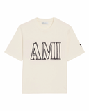 AMI PARIS PRINT LOGO T-PAITA