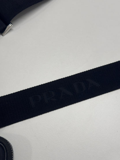 PRADA NYLON / SAFFIANO LEATHER SHOULDER BAG