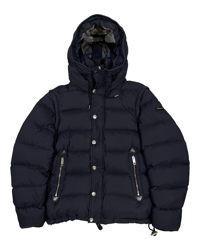BURBERRY CHECK HOOD JACKET