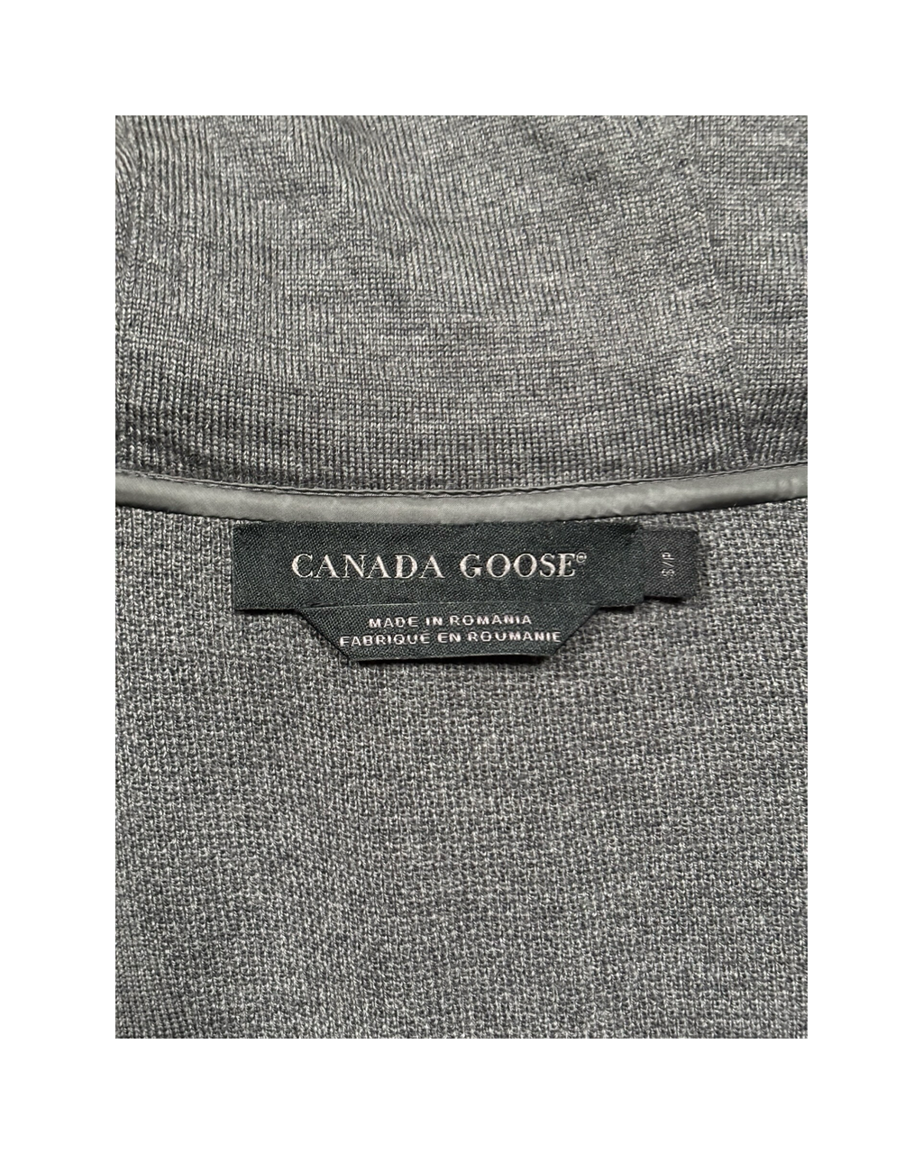 CANADA GOOSE HOODED CARDIGAN