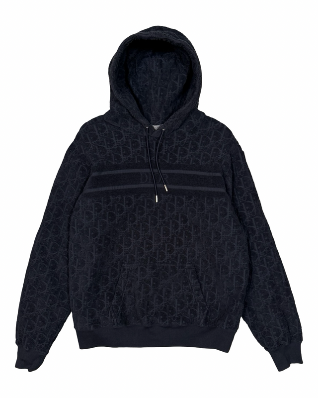 DIOR OBLIQUE TOWEL HOODIE