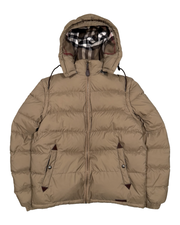 BURBERRY CHECK DOWN JACKET