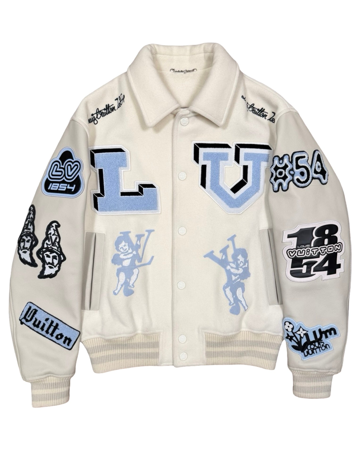 LOUIS VUITTON MIX LEATHER VARSITY BLOUSON