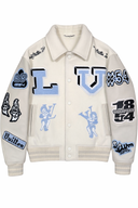 LOUIS VUITTON MIX LEATHER VARSITY BLOUSON