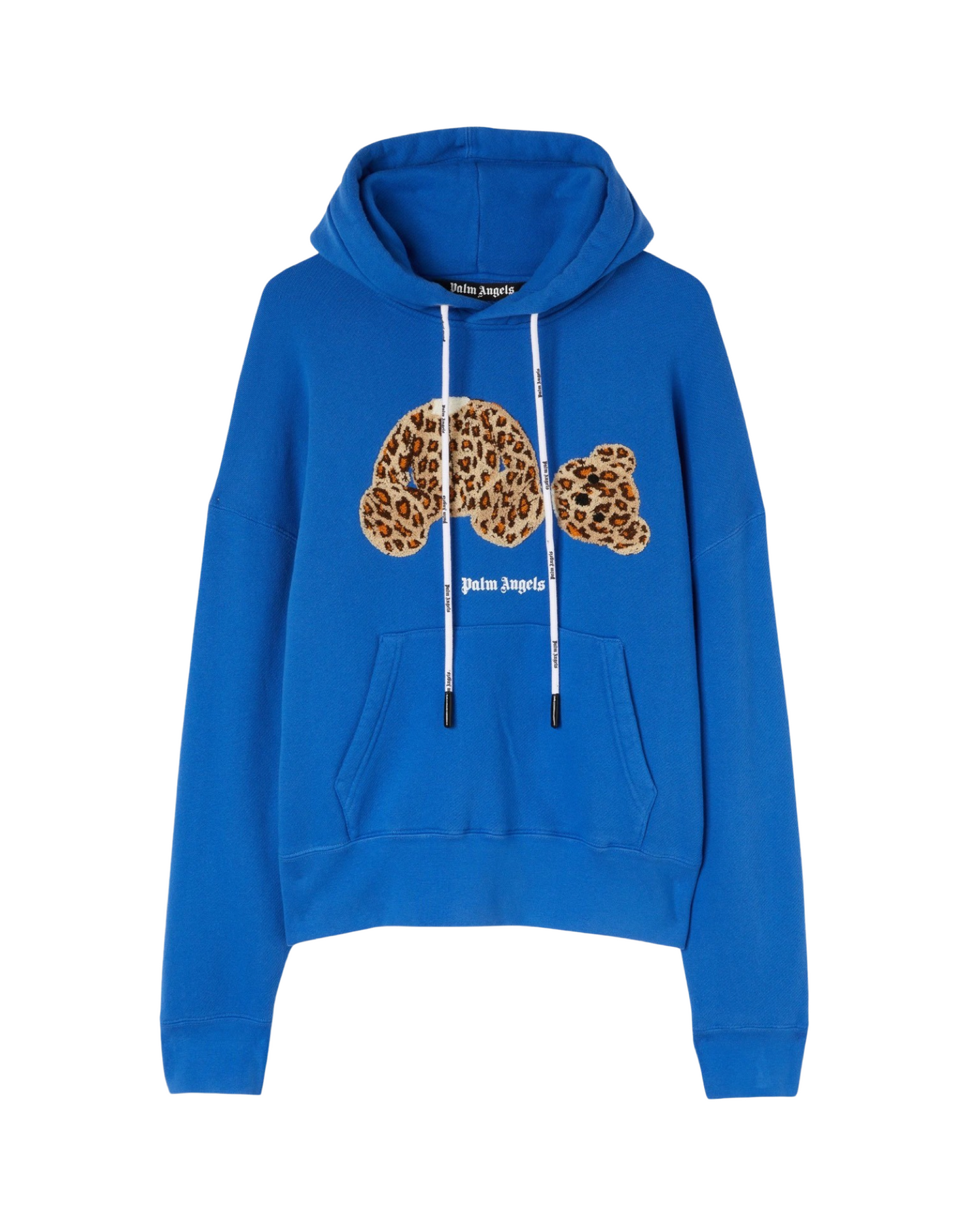 PALM ANGELS LEOPARD BEAR HOODIE