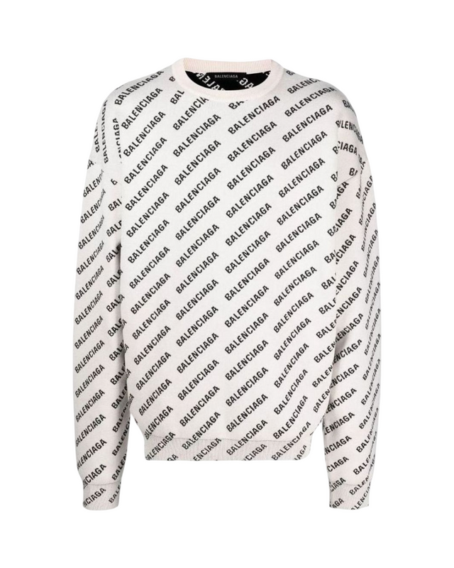 BALENCIAGA ALL OVER LOGO NEULE