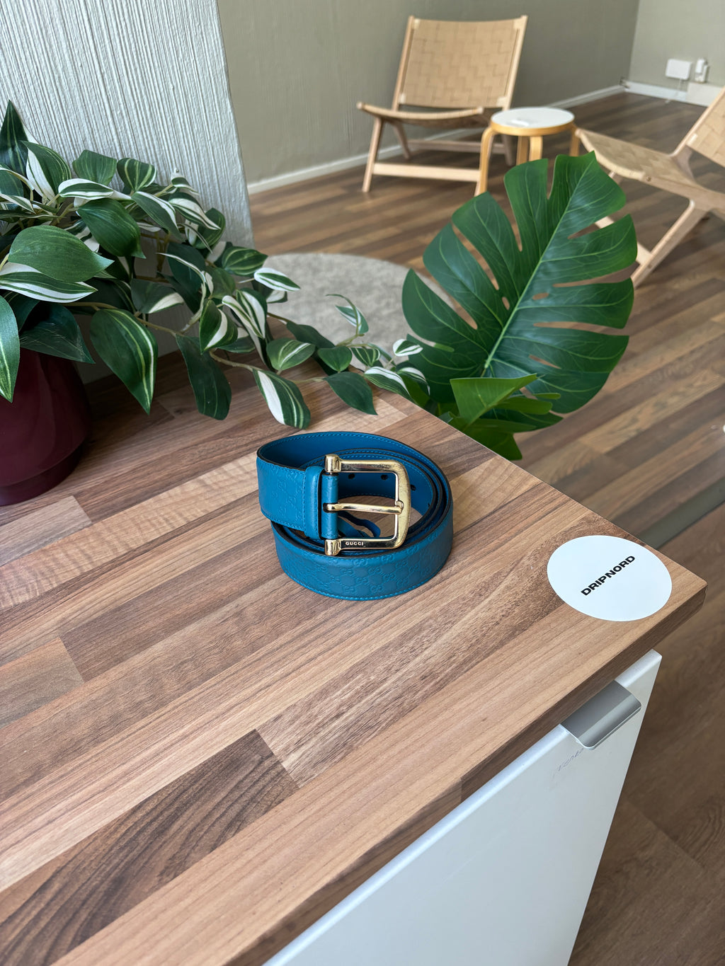 GUCCI MONOGRAM BELT