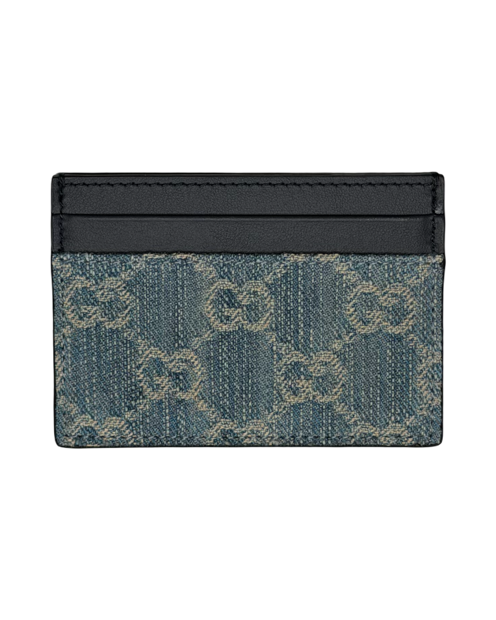 GUCCI GG DENIM CARD HOLDER DRIPNORD GUCCI GG DENIM CARD HOLDER DRIPNORD