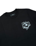 DRIPNORD black cotton Amiri Hollywood t-shirt with graphic print on chest, size XL.