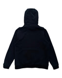 DRIPNORD black cotton blend hoodie, size L, with hood and ribbed cuffs and hem.