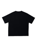 DRIPNORD black cotton t-shirt, size L (fits XL), crew neck, short sleeves.