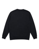 DRIPNORD black cotton crewneck sweatshirt with cracked Givenchy Paris logo detail. Size S fits L.