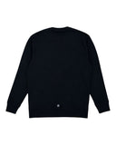 DRIPNORD black Givenchy sweatshirt with crew neck and ribbed cuffs. Features a small logo detail near the hem.