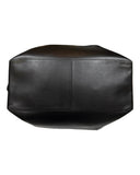 DRIPNORD black Intrecciato-woven calfskin holdall duffel bag with twin carry handles and zip closure.