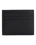 DRIPNORD black Saffiano leather card holder with multiple card slots.
