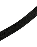DRIPNORD black textured leather 40mm Louis Vuitton belt, size 85cm.
