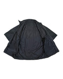 DRIPNORD black re-nylon shirt with zip closure and collar. Size S fits M.