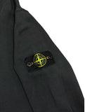 DRIPNORD black cotton Stone Island sweatshirt with iconic compass badge on sleeve. Size L.