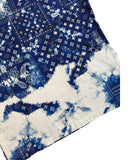 DRIPNORD blue and white tie-dye bandana print t-shirt with Louis Vuitton monogram pattern. Size XL.