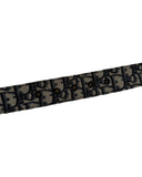 DRIPNORD Dior CD belt in beige and black jacquard canvas, size 110cm.