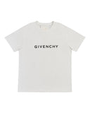 DRIPNORD white cotton t-shirt with black GIVENCHY logo on chest. Size XL, fits XXL.