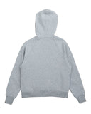 DRIPNORD grey cotton blend hooded sweatshirt with ribbed cuffs and hem. Classic casual style.