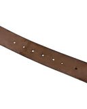 DRIPNORD Gucci GG Supreme belt, size 115cm, brown leather with multiple holes.