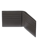 DRIPNORD GUCCI GG bifold wallet in grey leather, made in Italy, with multiple card slots.