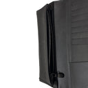 DRIPNORD black leather Louis Vuitton Shadow Brazza wallet with multiple card slots and zipped compartment.