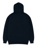 DRIPNORD navy blue cotton hoodie with a relaxed fit and hood. Size S fits XL.
