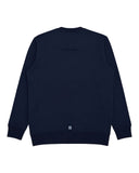 DRIPNORD navy blue cotton Givenchy logo sweatshirt with crew neck and ribbed cuffs and hem.