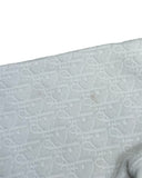 DRIPNORD white terry cloth hoodie with all-over Dior monogram pattern. Size XXL, fits XL with cropped fit.