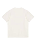 DRIPNORD cream white cotton t-shirt with GG logo on the front.